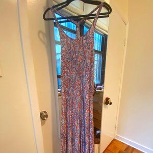 Max: fun paisley print maxi dress
